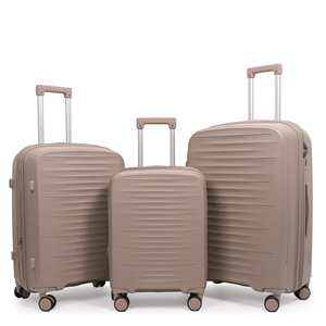Modern Luxury Simple Classic Design PP <strong>Soft</strong> <strong>Luggage</strong> Set 3pcs Lightweight Durable Travel Suitcase with Lock for Business Leisure - Product Image 6