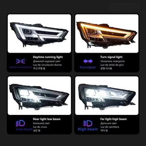 ชุดไฟหน้า LED 12V สำหรับ B9/A4L ปี 2017-2019 พร้อมไฟเลี้ยวแบบไหล ไฟหน้า LED แบบดัดแปลง เพิ่มความสว่างให้การขับขี่ของคุณด้วย Enha - Product Image 5