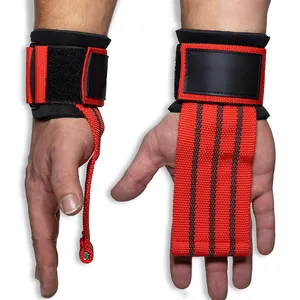 MKAS व्यायाम हथेली संरक्षण गार्ड हाथ पकड़ती भारी ड्यूटी कलाई पट्टियाँ पार प्रशिक्षण दस्ताने कलाई वजन उठाने पट्टियाँ