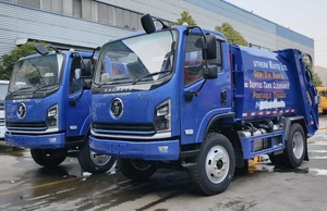 Camión Compactador de Basura Pequeño Shacman de 6 M3 con Carga Trasera, Vehículo para Residuos Comprimidos, Camiones de Basura Económicos en Venta - Product Image 3