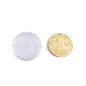 Moneda de Recuerdo Personalizada, Redonda, de Metal, Chapada en Oro, Artesanía Creativa - Product Image 3