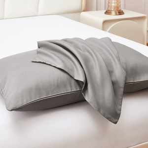 Manufacturer Custom Pillowcase <b>Satin</b> <b>Pillow</b> <b>case</b> Different Colors Soft Silk Pillowcase With - Product Image 3
