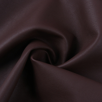 Cuir synthétique de luxe élégant et doux en PU, tissu en cuir artificiel, prix de vente bon marché, OEM chinois