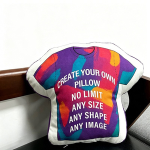 Coussins décoratifs 3D fantaisie en forme de nourriture, en peluche amusante, rembourrés en coton PP écologique, personnalisables pour fête de pendaison de crémaillère - Product Image 2