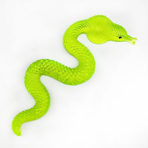 Juguete de Goma Transparente para Bromas, Regalos para Casas Embrujadas, Serpiente Elástica - Product Image 1