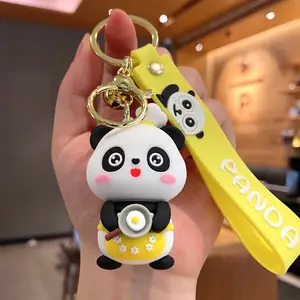 Nhà Máy Bán buôn Outlet chính hãng Casual Red Panda phim hoạt hình búp bê mặt dây chuyền Keychain UV và bù đắp in món quà nhỏ