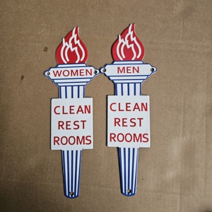 Letreros de Porcelana Esmaltada Vintage de <span class=keywords><strong>Conoco</strong></span> Rojo para Gasolina y Aceite, con Descuento al por Mayor - Product Image 6