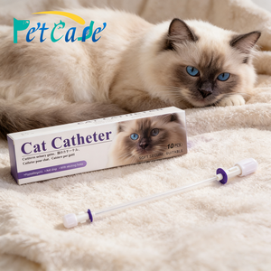 Cathéter urinaire pour chats 0,8 mm/1,0 mm/1,3 mm, emballage <span class=keywords><strong>anglais</strong></span>, pour la réduction des calculs urinaires, bandelettes <span class=keywords><strong>de</strong></span> <span class=keywords><strong>test</strong></span> vétérinaires - Product Image 1