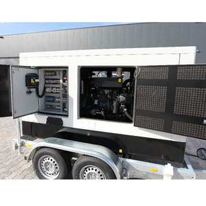 Silent 30kv 30kw 50kw Trailer Mounted <b>Generator</b> 100kva 30kw 50kw 100kva 120kw - Product Image 5