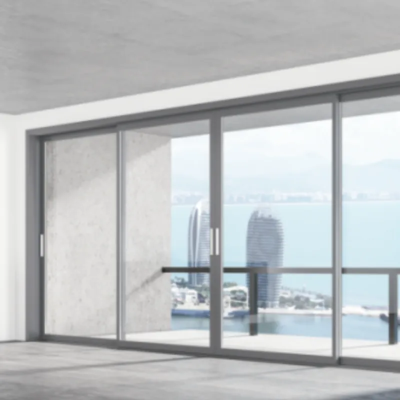 Modern tasarım toptan dış çift cam kaymak alüminyum Lift & sürme kapı evler için dış kapı