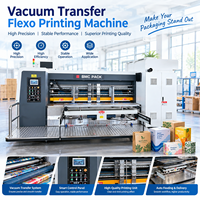 Machine d'impression flexographique à transfert sous vide entièrement automatique, imprimante flexo haute vitesse pour ligne de production d'emballages en carton ondulé