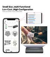Nuevo profesional disponible P8008 máquina de impresión térmica de tatuaje tamaño pequeño A4 máquina de impresora de tatuaje portátil