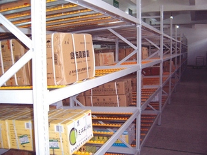 Mracking Trung Quốc của công nghiệp kim loại thép lưu trữ giá <span class=keywords><strong>FIFO</strong></span> trọng lực carton dòng chảy giá cho kho cải thiện sản phẩm kệ - Product Image 2