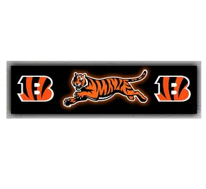 Cincinnati Bengal Tiger 2x8 Ft spanduk murah kualitas tinggi tim sepak bola dekorasi pesta bendera