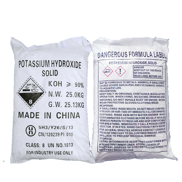 China factory price Caustic Potash flakes