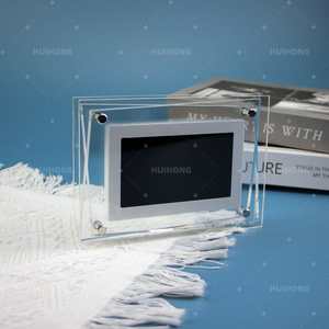 Cadre photo en acrylique transparent coloré pour album électronique <span class=keywords><strong>NFT</strong></span> avec rétention de mémoire numérique et fonction de lecture vidéo - Product Image 2
