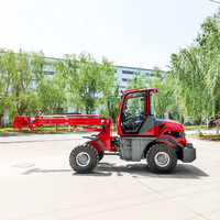 Nennlast 1,5 Tonnen Kleiner Landwirtschaftslader TL1500 Teleskop-Radlader mit EPA-Reifen 4-Takt-Motor