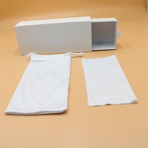 Estuche y Bolsa <span class=keywords><strong>para</strong></span> <span class=keywords><strong>Gafas</strong></span> de Sol y de Vista con Logotipo Personalizado, Empaque de Lujo en Caja de Papel Blanco y Negro, Popular y en Stock - Product Image 6