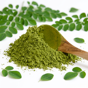 Moringa Leaf Powder 100% Pure & Natural Herbal Extract Bulk Exporter From India Vacuum Packed Plastic <b>Container</b> - Product Image 1