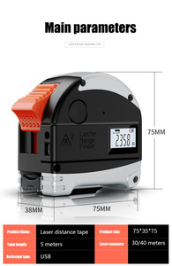 Offre Spéciale 100m ruban à mesurer <span class=keywords><strong>laser</strong></span> numérique ruban à mesurer électronique rechargeable télémètre <span class=keywords><strong>laser</strong></span> intelligent avec 40m - Product Image 3