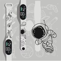 Montre LED Tendance 2026 pour Hommes, Femmes et Étudiants – Montre Électronique Personnalisable avec Impression – Montre Numérique Mignonne pour Enfants