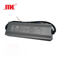Adaptateur d'alimentation LED en aluminium étanche à la poussière et à l'eau IP68 200W à sortie unique AC110-264V 12V/24V pour usage industriel