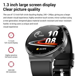 Lemfo — montre connectée C12 hd, bracelet électronique de luxe avec appels, autonomie de batterie longue durée, écran d'affichage, <span class=keywords><strong>2022</strong></span> - Product Image 2