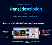 Alimentation programmable ETOMMENS 30V 20A DC EJIKE-KSPL3020 avec écran couleur, source de laboratoire variable pour test d'usure industrielle 95%