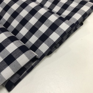 121261 Tissu en rayonne teint en fil, certifié OEKO-TEX, écologique, respirant, voile, pour vêtements, couleurs en stock, offre spéciale - Product Image 1
