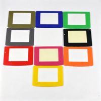 Couverture d'écran en plastique CTHTBZ pour console Gameboy Color GBC, écran LCD