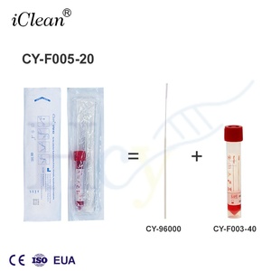 Tubo de Recolección de Muestras VTM de Plástico Estéril de Grado Médico de 3 ml, Desechable, con Hisopo de Toma Nasofaríngea, Bucal y de <span class=keywords><strong>Garganta</strong></span> - Product Image 4