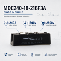 Module de diode redresseuse TECHSEM MDC240-18-216F3A 240A 1800V, pont redresseur SCR haute fiabilité, alimentation de châssis
