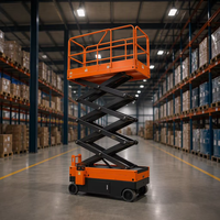 Plateforme de travail hydraulique autopropulsée Everlift Electric 300 kg à batterie plomb-acide, élévateur à ciseaux 4m 6m 8m 10m 12m