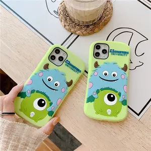 For iPhone 12 11 Pro X Xr Xs Max 6 6s 7 8 Plus 3D Cute Cartoon Rabbit Bear Phone Case Soft Silicone Protective Shell Back Cover