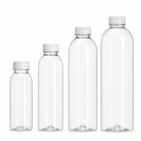 Bouteille d'eau biodégradable en PLA de qualité alimentaire transparente de 350 ml pour la vente en gros, idéale pour l'emballage de sodas, thés, jus et boissons froides
