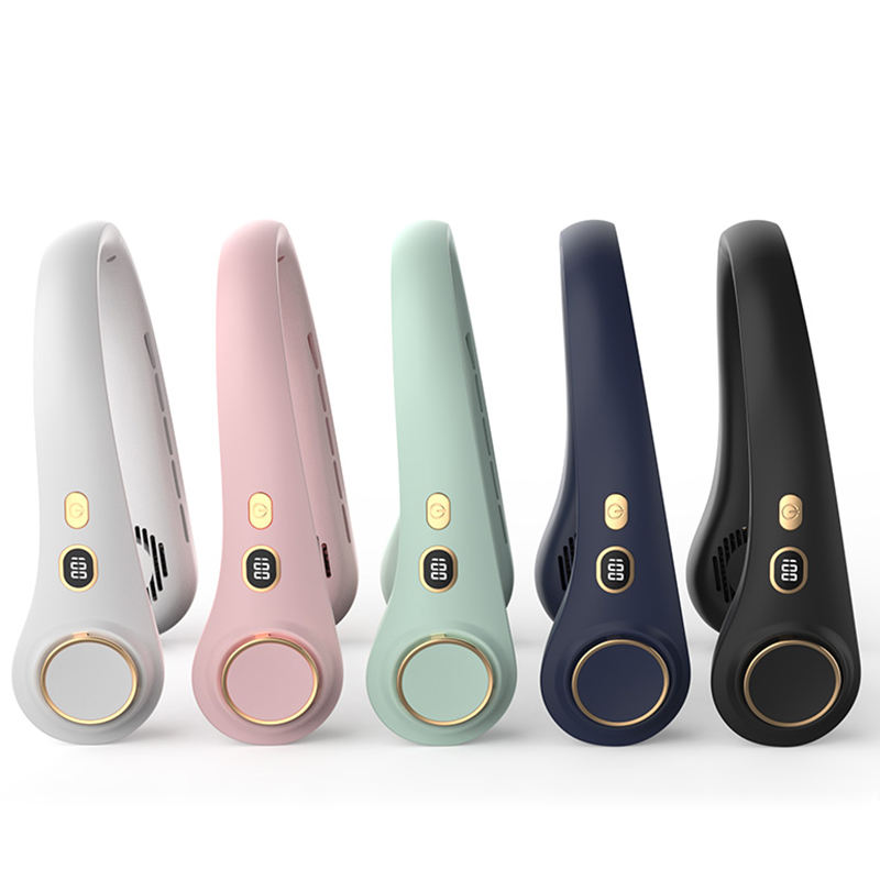 2026 Best Seller 1500mAh Bladeless Neck Fan