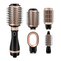 Sèche-cheveux et brosse coiffante ionique électrique 5 en 1 avec technologie céramique pour usage domestique et professionnel