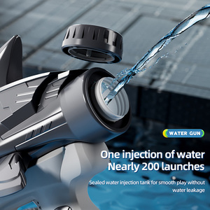 Juguete <span class=keywords><strong>de</strong></span> Tiburón <span class=keywords><strong>de</strong></span> Plástico con Control Remoto <span class=keywords><strong>de</strong></span> 4 Canales para Niños, Animales Eléctricos <span class=keywords><strong>de</strong></span> Simulación RC con Luz Azul, Ideal para el Verano - Product Image 4