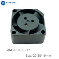 Ventilateurs DC AM2010H12B 20x20x10mm 18000RPM 5V 12V Haute Vitesse 2010 Ventilateur de Refroidissement DC