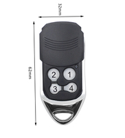 Télécommande de portail automatique ATA Ptx 5 433,92 MHz Code roulant Code d'apprentissage Automatisation de la maison intelligente 4 boutons Plastique durable