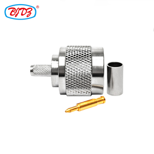 Connettore Maschio Tipo N Stile Crimp Compatibile con Cavi Coassiali RG58/<span class=keywords><strong>U</strong></span> RG142B LMR195 LMR200 LMR240 - Product Image 2