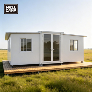 Maison conteneur extensible WELLCAMP, design moderne, installation rapide, électricité et plomberie intégrées, clé en main, pour habitation ou bureau - Product Image 2