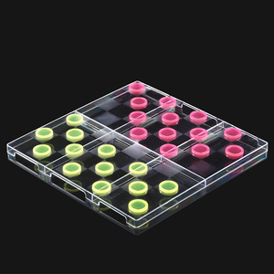 Tùy Chỉnh Trong Suốt Tic Tac Toe Hội Đồng Quản Trị Trò Chơi Rõ Ràng Trò Chơi Cổ Điển Thiết Lập Gia Đình Vui Vẻ Mới Và Độc Đáo Bên Trò Chơi Sản Phẩm - Product Image 5