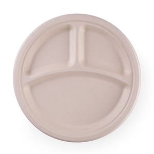 Platos Ecológicos de Fibra de Caña de Azúcar para Uso Diario - Product Image 2