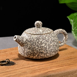 Zisha Teapot 4 People Durable Simple Style Tea Ceremony Use - Product Image 1