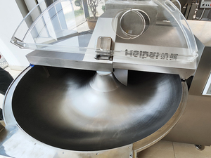 Robot de découpe de viande industriel commercial, mélangeur de viande multifonctionnel pour saucisses, hachoir à viande, machine à couper 125L - Product Image 5