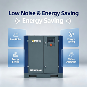 มอเตอร์สกรูโรตารี่แบบปรับความเร็วได้ 30KW 40HP ราคาประหยัด สำหรับโรงงานอุตสาหกรรม จัดส่งตรงจากจีน ทำงานเงียบพิเศษ ใช้เทคโนโลยีขั้นสูง - Product Image 1