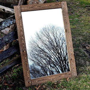 High Quality Rustic <b>Framed</b> <b>Mirror</b> - Product Image 1