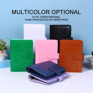 Carpeta de Presupuesto LIUSHUN con Sobres con Cremallera, Hojas Sueltas, Regalo Escolar, Planificador de Cuero PU A5 A6 <span class=keywords><strong>para</strong></span> Ahorrar <span class=keywords><strong>Dinero</strong></span> - Product Image 1