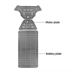 Plaques <span class=keywords><strong>de</strong></span> Protection pour BYD M6 Emax7 sous le couvercle <span class=keywords><strong>batterie</strong></span> moteur plaque bouclier anti-éclaboussures acier au manganèse aluminium alliage <span class=keywords><strong>de</strong></span> magnésium - Product Image 2